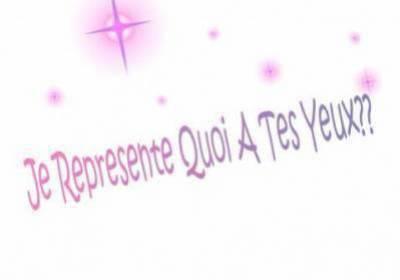 je reprensente koi a tes yeaux